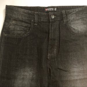 South Pole Men’s Relaxed-Fit Core Jeans Black Sand 34x30